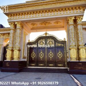 Ghar Ka Gate Ka Design, Two Door Gate Design Ms Gate Fabrication | Entrance Gates Design