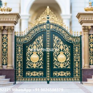 Modern Iron Gate Design, Compound Wall Sliding Gate Design Ms Gate Fabrication | Entrance Gates Design