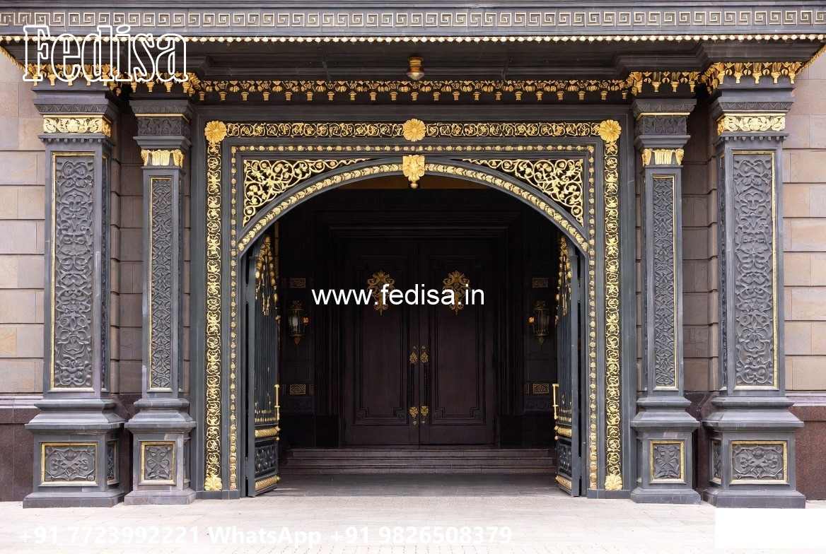 Ghar Ka Gate Ka Design, Wall Compound Get Design Ms Gate Fabrication | Entrance Gates Design