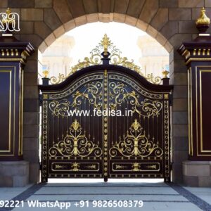Simple Grill Gate Design, Folding Grill Gate Ms Gate Fabrication | Entrance Gates Design