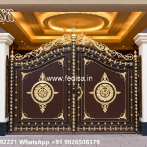 Gate Post Design, Compound Sliding Gate Design Ms Gate Fabrication | Entrance Gates Design