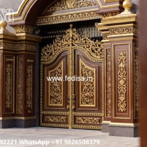 Home Gate Design 2107, Metal Gate Door Design Ms Gate Fabrication | Entrance Gates Design