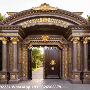 Gate Post Design, Iron Garden Gate Designs Ms Gate Fabrication | Entrance Gates Design
