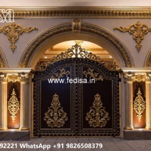 Simple Grill Gate Design, Main Gate Design 10 Feet Ms Gate Fabrication | Entrance Gates Design