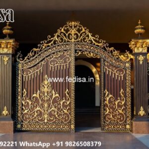 Balcony Gate Design, Modern Gate Post Design Ms Gate Fabrication | Entrance Gates Design