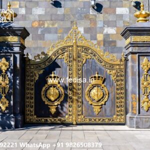 Simple Grill Gate Design, House Boundary Gate Ms Gate Fabrication | Entrance Gates Design