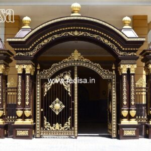 Main Gate Wall Design For Home, Fancy Gates For Home Ms Gate Fabrication | Entrance Gates Design