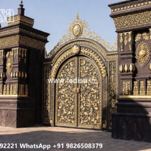 Main Gate Ka Design, Concrete Fence And Gate Design Ms Gate Fabrication | Entrance Gates Design