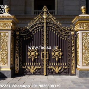 Simple Grill Gate Design, Iron Sheet Main Gate Design Ms Gate Fabrication | Entrance Gates Design