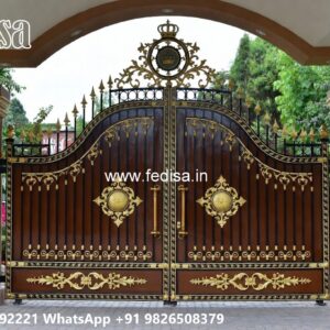Home Gate Design 2115, Simple Gate Colour Design Ms Gate Fabrication | Entrance Gates Design