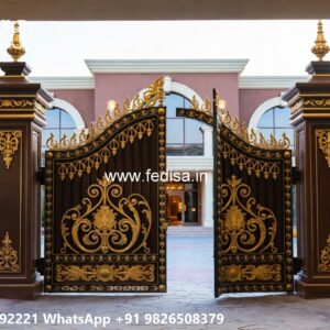 Compound Grill Design, Gate Construction Design Ms Gate Fabrication | Entrance Gates Design