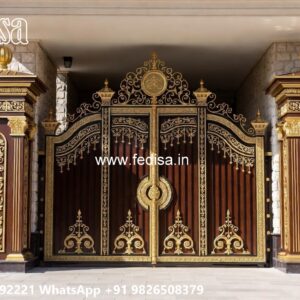 Main Gate Wall Design For Home, Single Gate Grill Design Ms Gate Fabrication | Entrance Gates Design