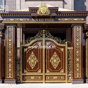 Main Gate Wall Design For Home, Compound Wall And Gate Design Ms Gate Fabrication | Entrance Gates Design