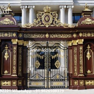 Modern Iron Gate Design, Single Door Steel Gate Ms Gate Fabrication | Entrance Gates Design