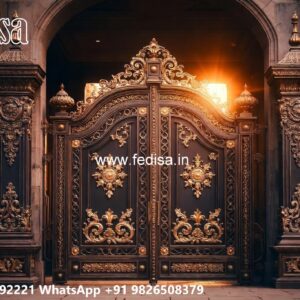 Main Gate Wall Design For Home, Grill Gate Ke Design Ms Gate Fabrication | Entrance Gates Design