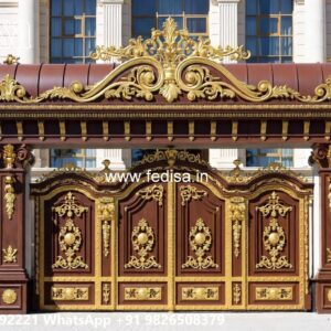 Balcony Gate Design, Iron Gate Pipe Design Ms Gate Fabrication | Entrance Gates Design