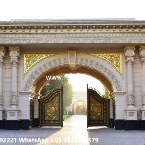 Compound Grill Design, Modern House Gates And Fences Designs Ms Gate Fabrication | Entrance Gates Design