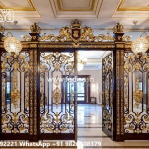 Home Gate Design 2127, Strong Gate Design Ms Gate Fabrication | Entrance Gates Design