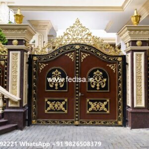 Ghar Ka Gate Ka Design, Duplex Gate Design Ms Gate Fabrication | Entrance Gates Design