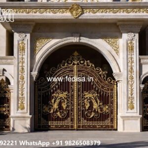 Main Gate Ka Design, Main Gate Design 12 Feet Ms Gate Fabrication | Entrance Gates Design
