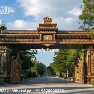 Main Gate Wall Design For Home, Low Cost Simple Main Gate Design Ms Gate Fabrication | Entrance Gates Design