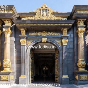 Main Gate Ka Design, Sliding Boundary Gate Ms Gate Fabrication | Entrance Gates Design