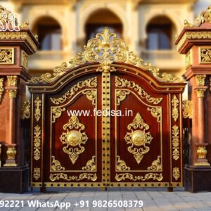 Compound Grill Design, Laser Cut Metal Gate Design Ms Gate Fabrication | Entrance Gates Design