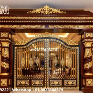 Ghar Ka Gate Ka Design, 14 Feet Gate Design Ms Gate Fabrication | Entrance Gates Design