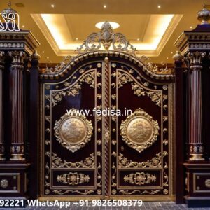 Gate Roof Design, Gate Design 10 Feet Ms Gate Fabrication | Entrance Gates Design