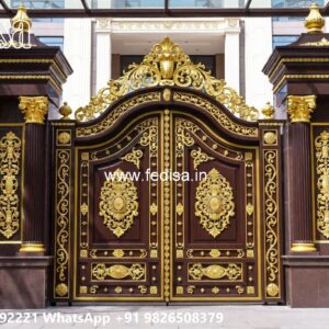 Gate Post Design, Classic Main Gate Design Ms Gate Fabrication | Entrance Gates Design