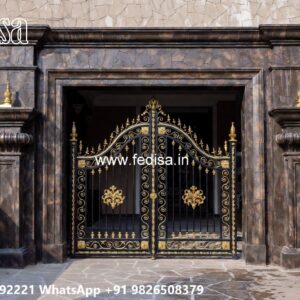 Compound Grill Design, Entrance Gate Design For Farmhouse Ms Gate Fabrication | Entrance Gates Design