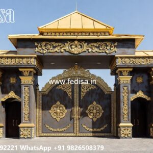 Home Gate Design 2135, Front Iron Grill Design Ms Gate Fabrication | Entrance Gates Design