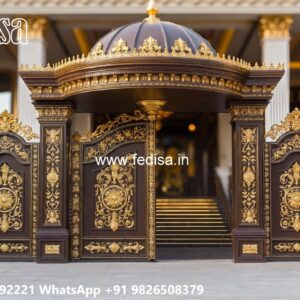 Main Gate Wall Design For Home, Main Gate Mirror Design Ms Gate Fabrication | Entrance Gates Design