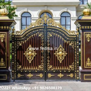 Modern Iron Gate Design, Rod Iron Fence Designs Ms Gate Fabrication | Entrance Gates Design