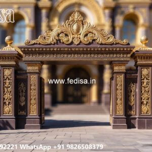 Gate Roof Design, Sliding Gate New Design Ms Gate Fabrication | Entrance Gates Design