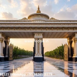 Compound Grill Design, Lightweight Steel Gate Design Ms Gate Fabrication | Entrance Gates Design