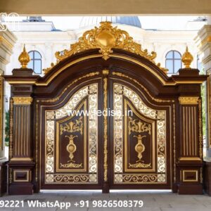 Modern Iron Gate Design, 20 Feet Gate Design Ms Gate Fabrication | Entrance Gates Design