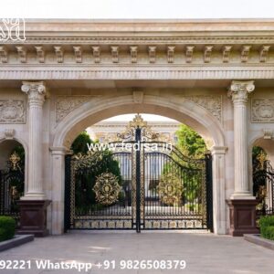 Ghar Ka Gate Ka Design, Design For Gate Pillars Ms Gate Fabrication | Entrance Gates Design
