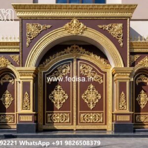 Gate Post Design, House Main Door Design Iron Ms Gate Fabrication | Entrance Gates Design
