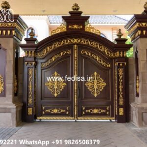 Modern Iron Gate Design, Factory Entrance Gate Design Ms Gate Fabrication | Entrance Gates Design