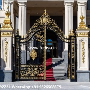 Modern Iron Gate Design, Front Gate Design Sliding Ms Gate Fabrication | Entrance Gates Design