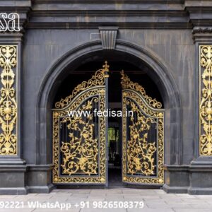 Home Gate Design 2144, Entrance Grill Design Ms Gate Fabrication | Entrance Gates Design
