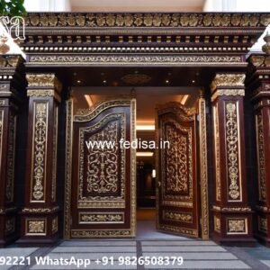 Main Gate Wall Design For Home, Steel Gate Design 5 Feet Ms Gate Fabrication | Entrance Gates Design