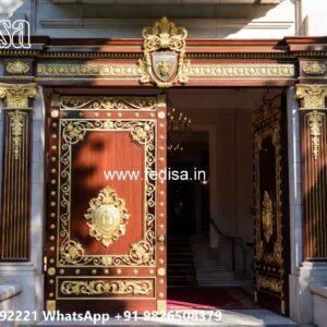 Home Gate Design 2145, Home Main Gate Pillar Design Ms Gate Fabrication | Entrance Gates Design