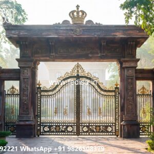 Modern Iron Gate Design, 4 By 7 Ka Gate Ms Gate Fabrication | Entrance Gates Design