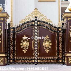 Modern Iron Gate Design, Outdoor Steel Gate Design Ms Gate Fabrication | Entrance Gates Design