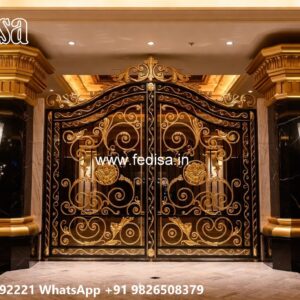 Main Gate Ka Design, One Side Iron Gate Design Ms Gate Fabrication | Entrance Gates Design