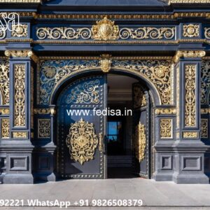 Main Gate Wall Design For Home, Boundary Steel Gate Ms Gate Fabrication | Entrance Gates Design