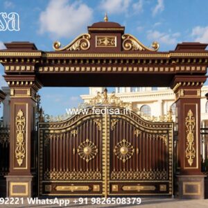Gate Roof Design, 4 7 Main Gate Design Ms Gate Fabrication | Entrance Gates Design