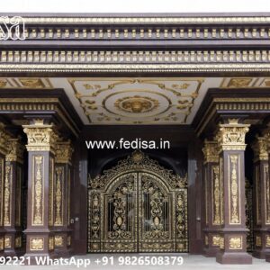 Simple Grill Gate Design, Lohe Ka Get Design Ms Gate Fabrication | Entrance Gates Design